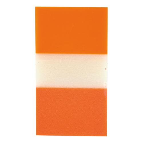 5 Star Office Standard Index Flags 50 Sheets per Pad 25x45mm Orange [Pack 5]  938217