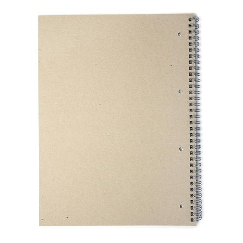 5 Star Eco Spiral Pad 70gsm Ruled Margin Perforated Punched 4 Holes 100pp A4+ [Pack 10] The OT Group