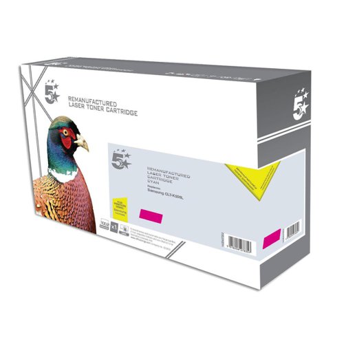 5 Star Office Remanufactured Laser Toner Cartridge High Yield 3500pp Magenta [Samsung CLT-M506L SU309A Alternative]