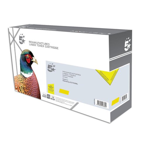 5 Star Office Remanufactured Laser Toner Cartridge HY Page Life 3500pp Yellow [Samsung CLT-Y506L SU524A Alternative]