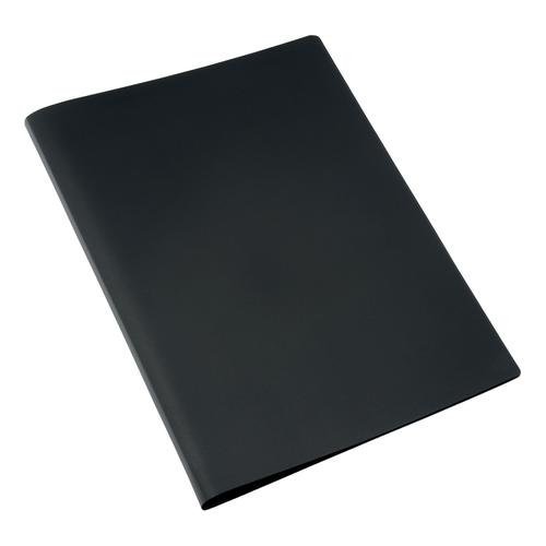 5 Star Office Display Book Soft Cover Lightweight Polypropylene 10 Pockets A4 Black