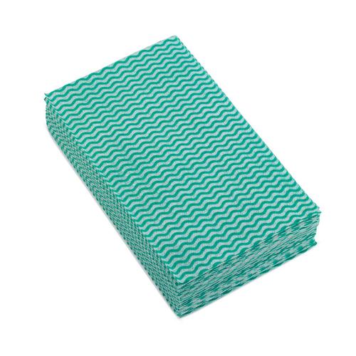 5 Star Facilities Wave Line Mid-weight Cleaning Cloth 40gsm W500xL300mm Green [Pack 50] 939301 Buy online at Office 5Star or contact us Tel 01594 810081 for assistance