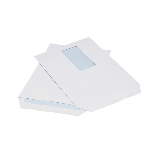 5 Star Office Envelopes PEFC Pocket Self Seal Window 90gsm C5 229x162mm White [Pack 500]