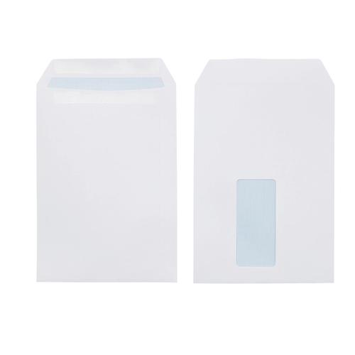 5 Star Office Envelopes PEFC Pocket Self Seal Window 90gsm C5 229x162mm White [Pack 500]  940411