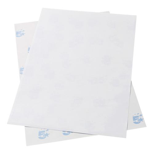 5 Star Office Multipurpose Labels Laser Copier and Inkjet 1 per Sheet 200x288mm White [Pack 500]