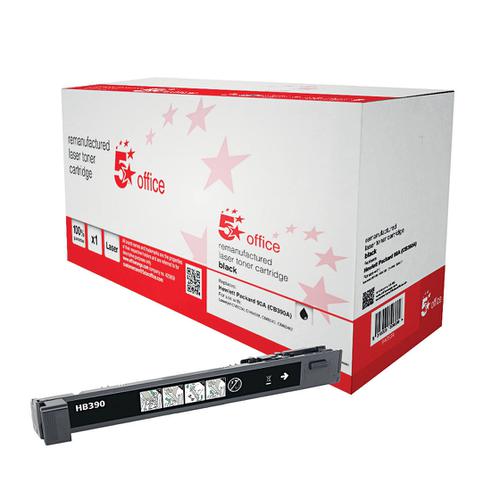 5 Star Office Remanufactured Laser Toner Cartridge Page Life 19500pp Black [HP 825A CB390A Alternative] Spicers