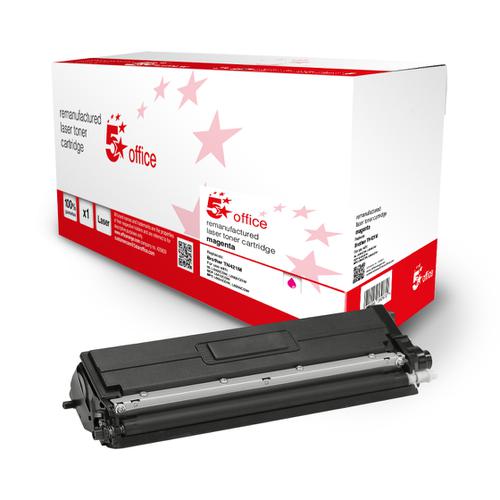 5 Star Office Remanufactured Toner Cartridge Page Life Magenta 1800pp [Brother TN421M Alternative] 942801 Buy online at Office 5Star or contact us Tel 01594 810081 for assistance