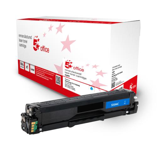 5 Star Office Remanufactured Toner Cartridge Page Life Cyan 1800pp [Samsung SU025A Alternative] 943143 Buy online at Office 5Star or contact us Tel 01594 810081 for assistance