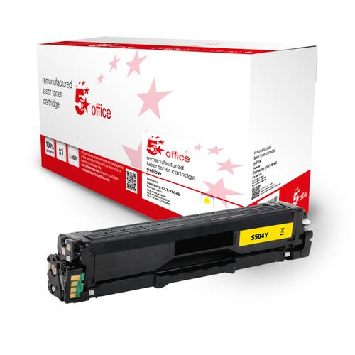 5 Star Office Remanufactured Toner Cartridge Page Life Yellow 1800pp [Samsung SU502A Alternative] 943157 Buy online at Office 5Star or contact us Tel 01594 810081 for assistance