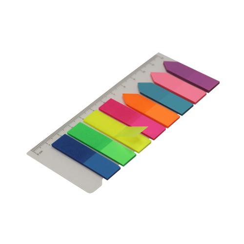 5 Star Re-move Index Arrows & Flags 42x12mm & 45x12mm 25 Sheets 8 Assorted Colours [Pack 5]  943364