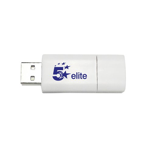 5 Star Elite White USB 3.0 Flash Drive 64GB