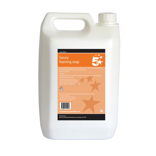 5 Star Facilities Luxury Foam Hand Soap 5 Litre