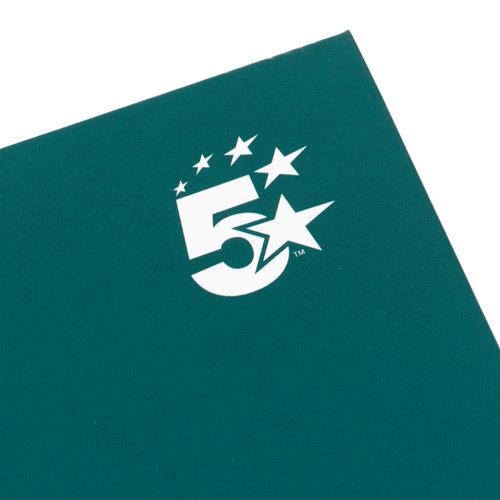 5 Star Office Twinbound Hardback A4 140Pg Teal Ref 943474 [Pack 5]