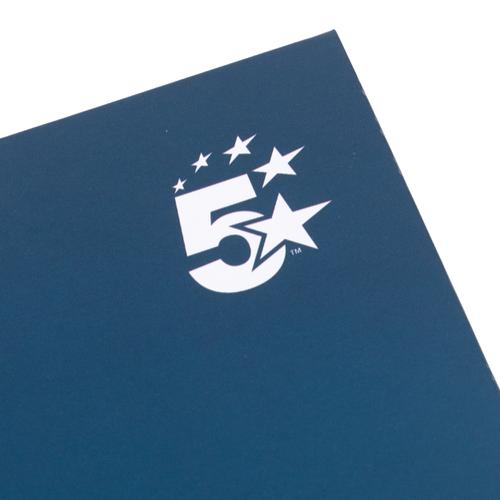 5 Star Office Twinbound Hardback A4 140Pg Indigo Ref 943482 [Pack 5] 943482 Buy online at Office 5Star or contact us Tel 01594 810081 for assistance