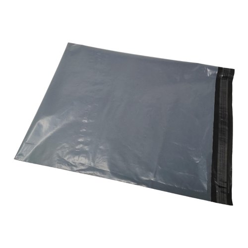 5 Star Eco Recycled Mailing Bag Peel & Seal Closure Grey 450x460mm [Pack 100]