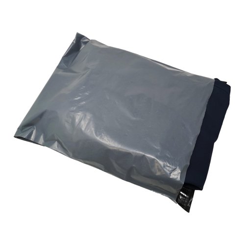 5 Star Eco Recycled Mailing Bag Peel & Seal Closure Grey 450x460mm [Pack 100]