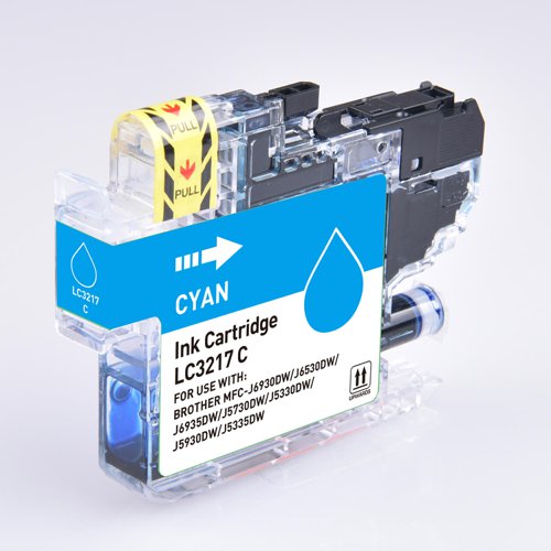 5 Star Value Compatible Inkjet Cartridge Page Life 550pp Cyan [Brother LC3217C Alternative]