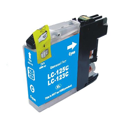 5 Star Value Compatible Inkjet Cartridge Page Life 600pp Cyan [Brother LC123C Alternative]