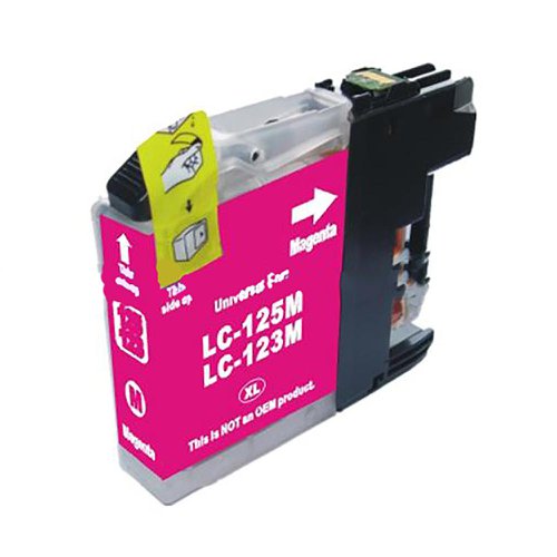 5 Star Value Compatible Inkjet Cartridge Page Life 600pp Magenta [Brother LC123M Alternative]