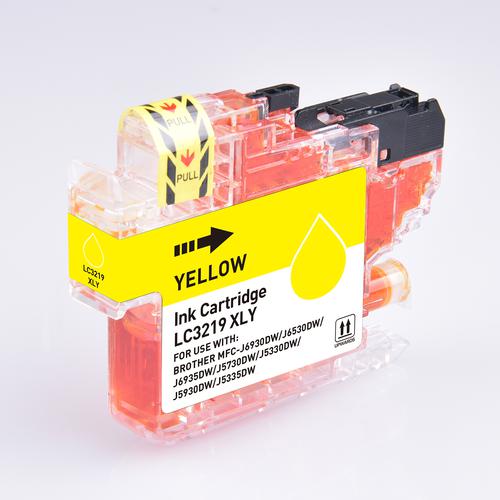 5 Star Value  Remanufactured Inkjet Cartridge Page Life 1500pp HY Yellow [Brother LC3219XLY Alternative]