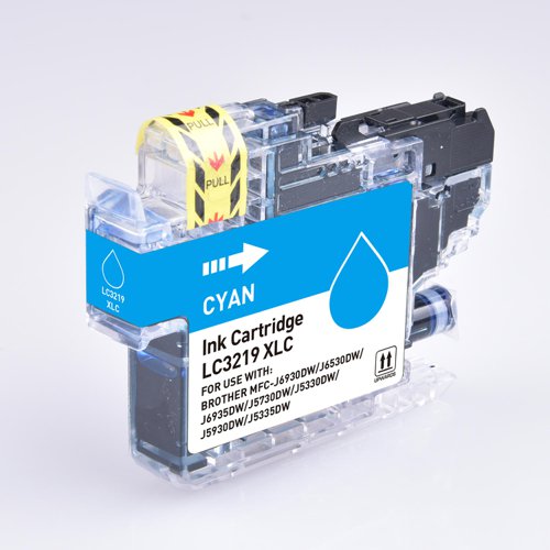 5 Star Value Compatible Inkjet Cartridge Page Life 1500pp HY Cyan [Brother LC3219XLC Alternative]