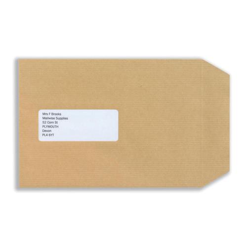 New Guardian Envelopes FSC Pocket Self Seal HvyWgt Wdw 130gsm C5