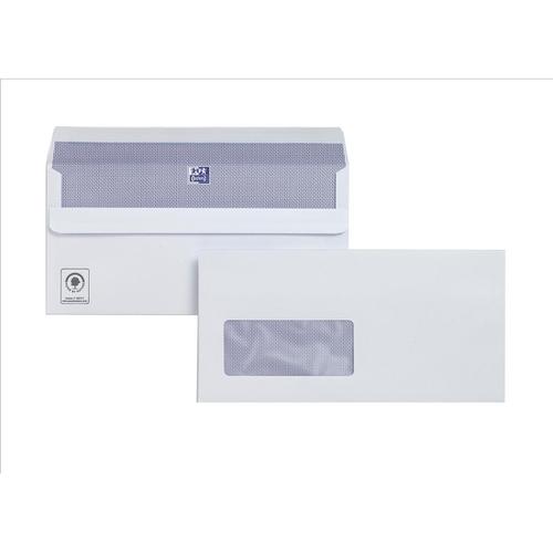 Plus Fabric Envelopes PEFC Wallet Self Seal Window 120gsm DL 220x110mm White Ref C23370 [Pack 250] Bong UK Ltd