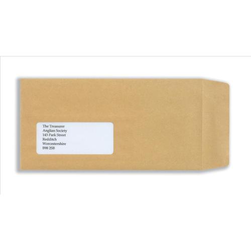 New Guardian Envelopes Pocket Self Seal Window 80gsm DL 220x110mm Manilla Ref D25311 [Pack 1000] 4039315 Buy online at Office 5Star or contact us Tel 01594 810081 for assistance