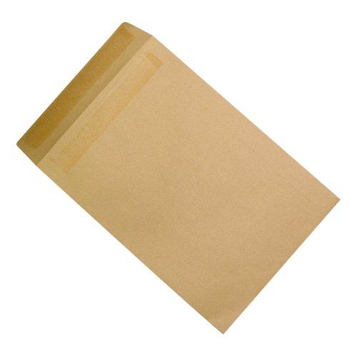 5 Star Office Envelopes FSC Recycled Pocket Peel & Seal 115gsm 381x254mm Manilla [Pack 250]