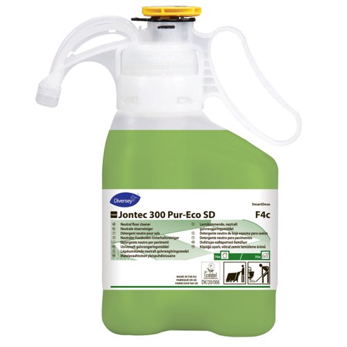Diversey Floor Cleaner Jontec 300 Pur-Eco Sd Smart Dose 1.4 Litre 7517833 DIV7517833 Buy online at Office 5Star or contact us Tel 01594 810081 for assistance