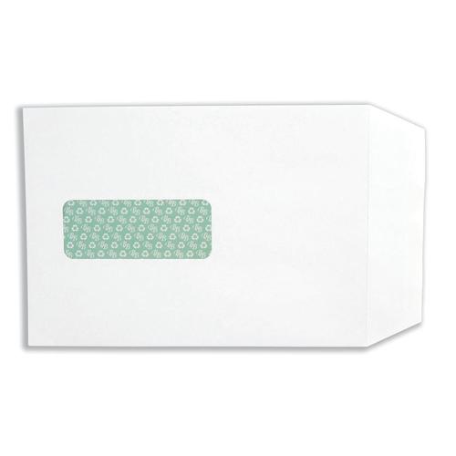 Basildon Bond Envelopes FSC Recycled Pocket P&S Window 120gsm C5 White Ref J80119 [Pack 500]