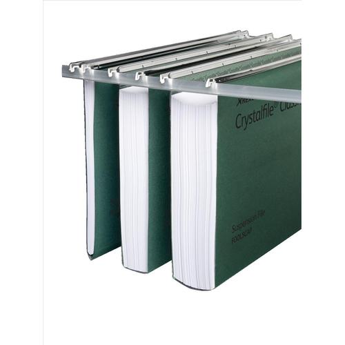 Rexel Crystalfile Classic Suspension File Manilla V-base Foolscap Green Ref 78046 [Pack 50]
