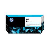 Hewlett Packard [HP] No.80 Inkjet Printhead and Cleaner 17ml Black Ref C4820A