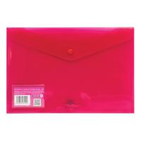 Concord Stud Wallet File Vibrant Polypropylene Foolscap Pink Ref 6129-PFL (PNK) [Pack 5]