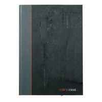 Collins Ideal Notebook Casebound 80gsm Ruled 192pp A4 Black/Green Ref 6428