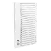 Concord Classic Index 1-20 Mylar-reinforced Punched 4 Holes 150gsm A4 White Ref 00701/CS7