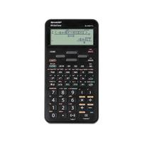 Sharp WriteView Scientific Calculator Dot Matrix Display 420 Functions 80x15x158mm Blk Ref SH-ELW531TLBBK