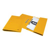 Elba StrongLine Transfer Spring File Recycled 320gsm Foolscap Yellow Ref 100090150 [Pack 25]