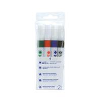 5 Star Value Strategy SL Dry Wipe Markers Assorted [Pack 4]