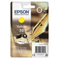 Epson 16 Inkjet Cartridge Pen & Crossword Page Life 165pp 3.3ml Yellow Ref C13T16244012