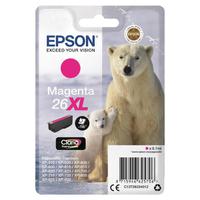 Epson 26XL Inkjet Cartridge Polar Bear High Yield Page Life 700pp 9.7ml Magenta Ref C13T26334012