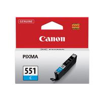 Canon CLI-551C Inkjet Cartridge Page Life 298pp 7ml Cyan Ref 6509B001