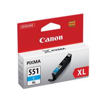 Canon CLI-551C XL Inkjet Cartridge 11ml Page Life 665pp Cyan Ref 6444B001