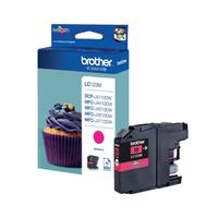 Brother Inkjet Cartridge Page Life 600pp Magenta Ref LC123M