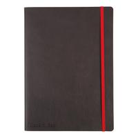 Black By Black n Red Business Journal Soft Cover Ruled and Numbered 144pp B5 Ref 400051203