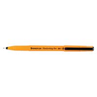Staedtler 309 Handwriting Pen Fibre Tipped 0.8mm Tip 0.6mm Line Black Ref 309-9 [Pack 10]