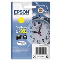 Epson 27XL Inkjet Cartridge Alarm Clock High Yield Page Life 1100pp 10.4ml Yellow Ref C13T27144012