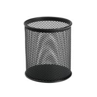 5 Star Office Pen Pot Wire Mesh DiaxH: 80x95mm Black