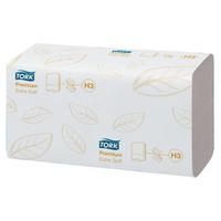 Tork Premium Hand Towel Leaf Embossed C-Fold 2-Ply 200 Towels per Sleeve White Ref 100278 [Pack 15]