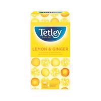 Tetley Individually Enveloped Tea Bags Lemon & Ginger Ref 1579a [Pack 25]